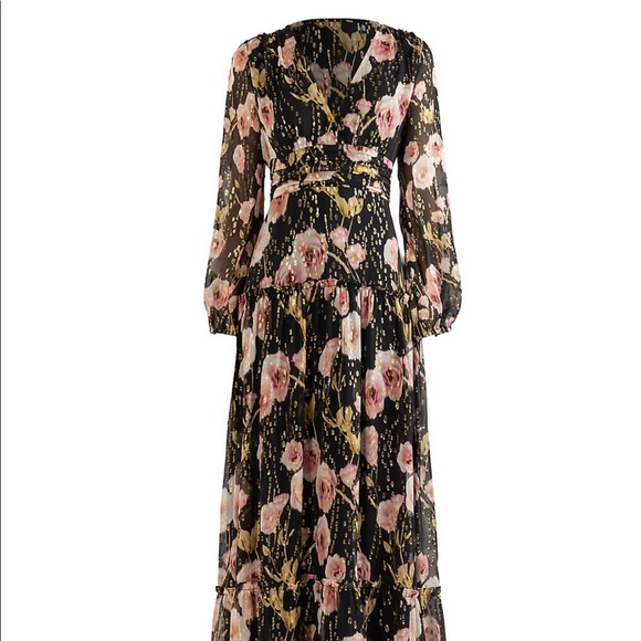 Shoshanna | Dresses | Shoshanna Brie Floral Maxi Dress | Poshmark